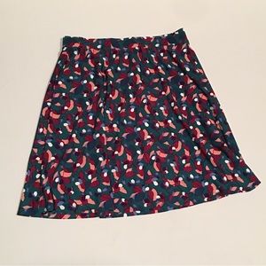 Leota Cascade Teal Pull On Skirt Size Medium